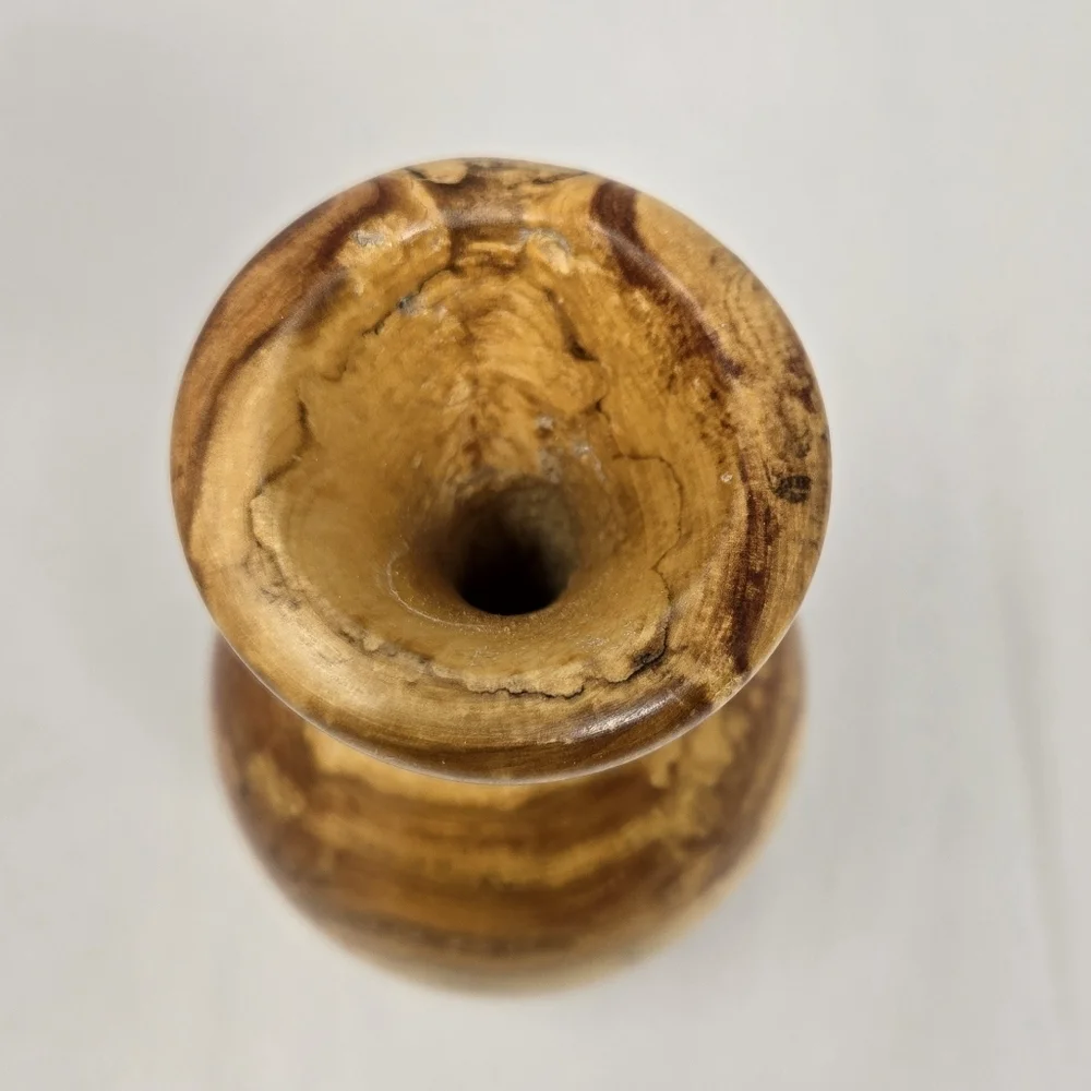 Canyon Country Wood Products Wooden Vase 7 Inches Tall 2.5 Inches Base Width